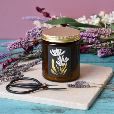 Gilded Botanical Jar