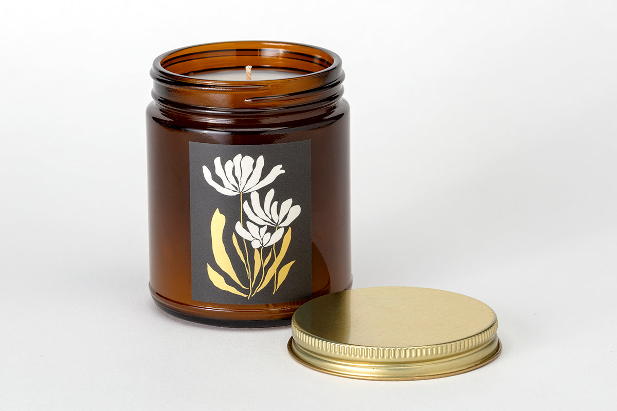 Gilded Botanical Jar