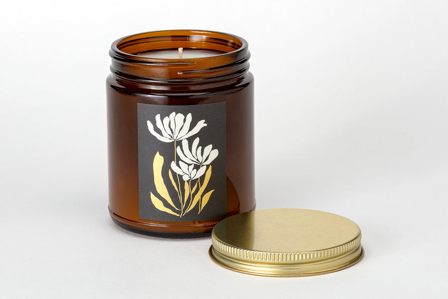 Gilded Botanical Jar