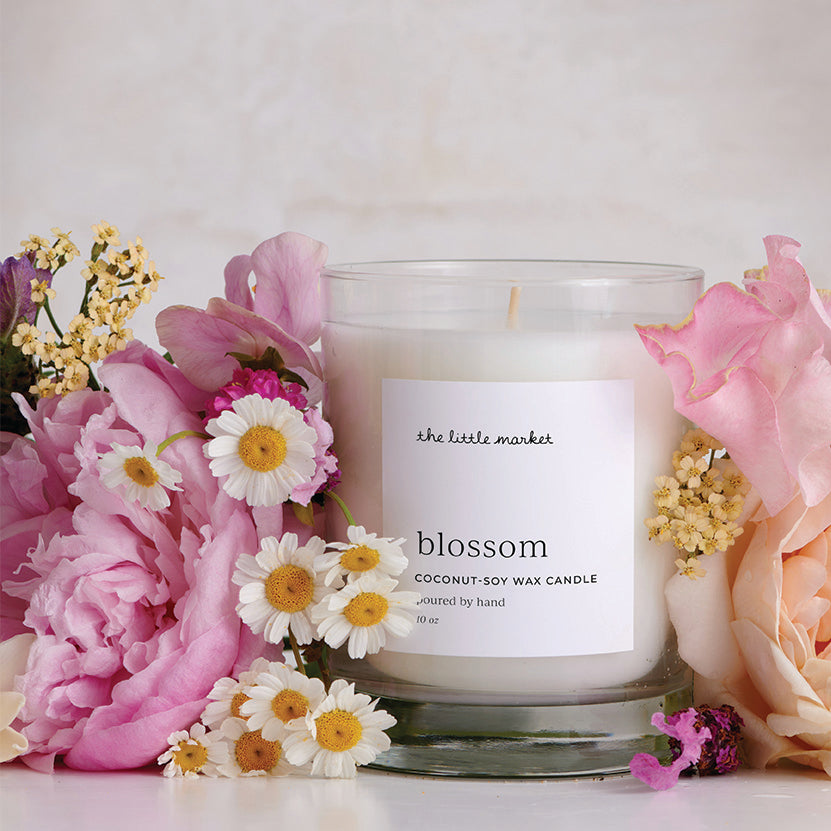 Blossom Scented Candle  The Little Market Blossom Candle I Coco Soy -  Prosperity Candle Wholesale
