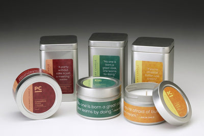 Culinary Candles - Prosperity Candle handmade by women artisans fair trade soy blend candles