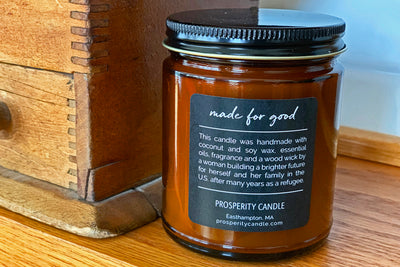Pioneer Valley Candles - Ethically made soy blend candles that give back, handmade by women refugees in the U.S.
