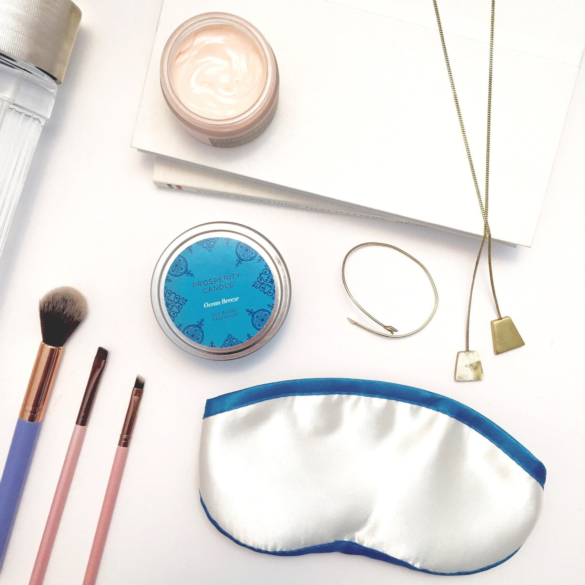 Summer Inspiration Quote Candles - Prosperity Candle handmade by women artisans fair trade soy blend candles