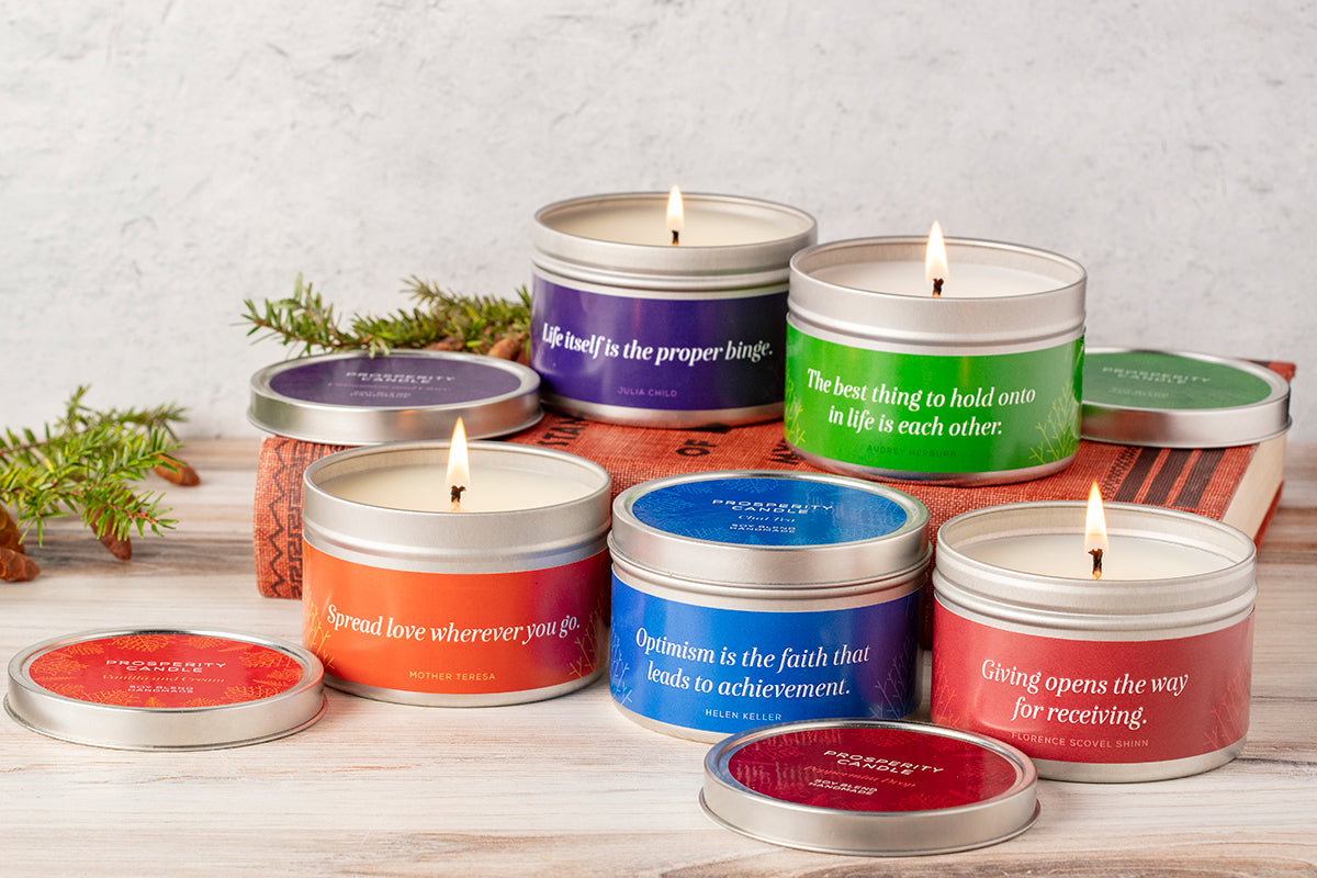 Holiday Series Quote Tins
